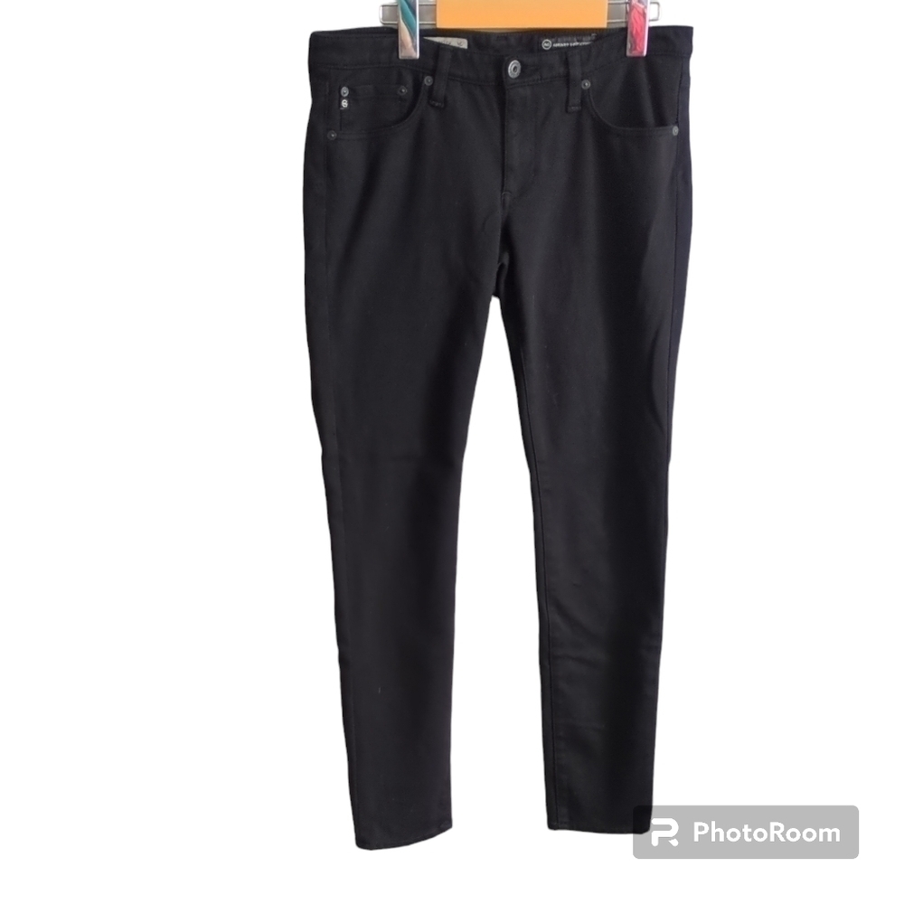 AG Adriano‎ Goldschmied "The Legging" Super Skinny Fit Black Pima Blend Size 30